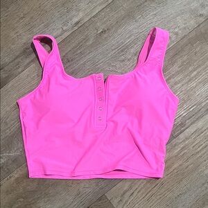 Pink  Women's Bathing Suit Top